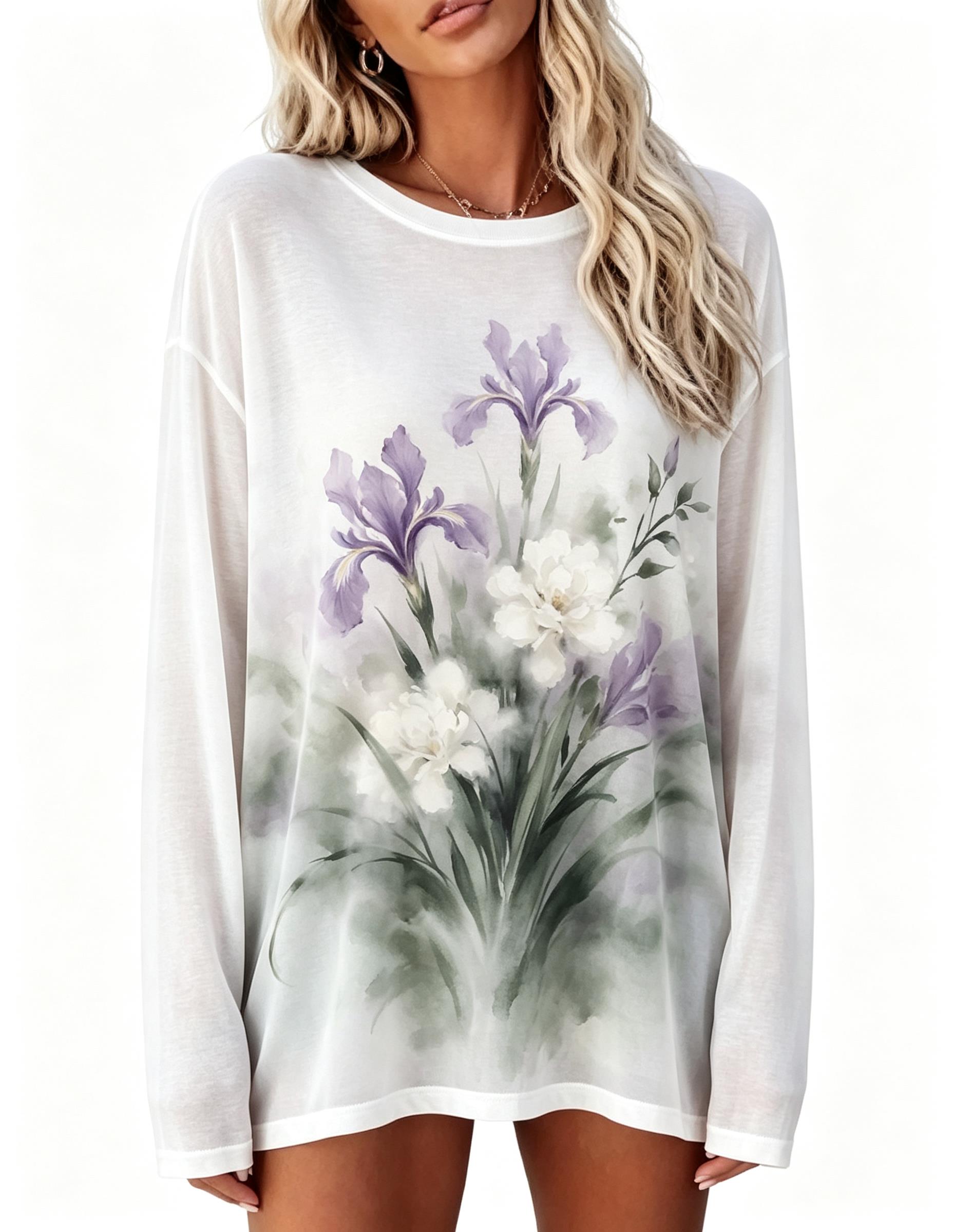 Women Long Sleeve T‑Shirt Vint - đánh giá và giá T-Shirts
