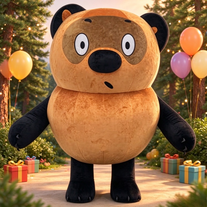 Brown Black Bear Inflatable Ma - đánh giá và giá Suits