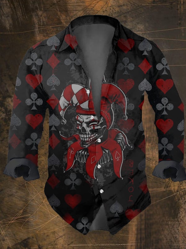Halloween Men's Dark Skull Pri - đánh giá và giá Vintage Hawaiian Floral Shirt